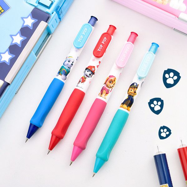 

mechanical pencils 0.5mm 0.7mm cartoon style rubber material penholder correction holding gesture 1 pencil giving 1 set of leads, Blue;orange