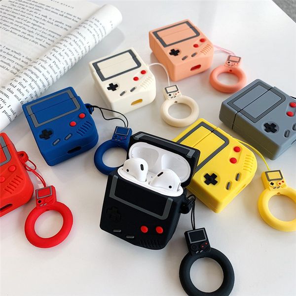 

For airpod ca e ilicone cute 3d game earphone ca e for airpod 2 headphone ca e for apple air pod cover earpod ring trap car