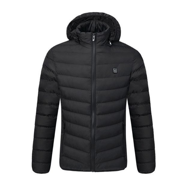 

warm usb heated coat electric vest heated temperature ajustable hoodie jacket waterproof skiing pocket electric battery winter
