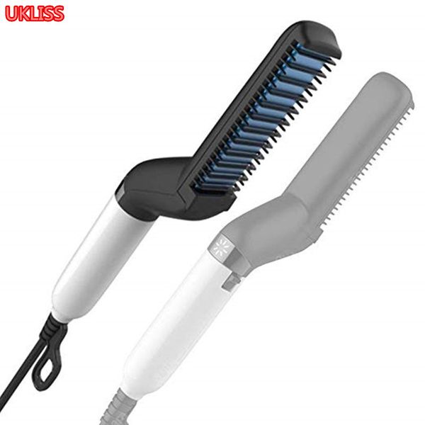 Multifunctional Hair Straightener Comb Hair Volumize Flatten Side