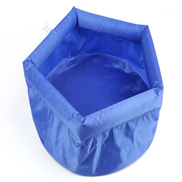 

inflatable basin, 8l folding outdoor camping inflatable bath basin, portable travel spa foot care bath basin