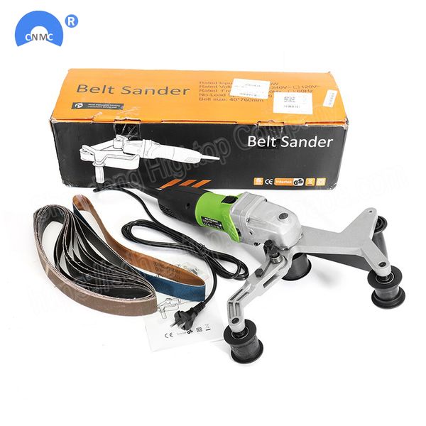 

handheld electric stainless steel pipe tube finishing belt polisher sander 110v/220v