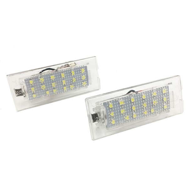 

2pcs set 18 led error license number plate light for bmw x5 e53 x3 e83 1999-2006 x3 e83 2003-2010 car styling accessories225q