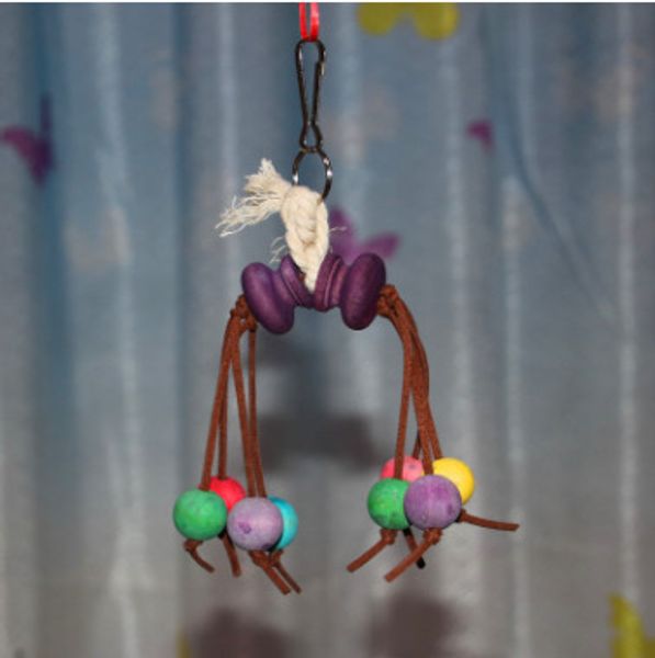 

parrot / bird / cowhide rope beads / gnaw toys
