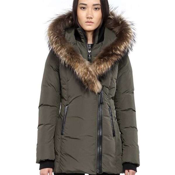 

e04 big fur hood womens jackets designer womens winter coat puffer jacket parka women designer jacket winter luxury women canada down jacket, Black