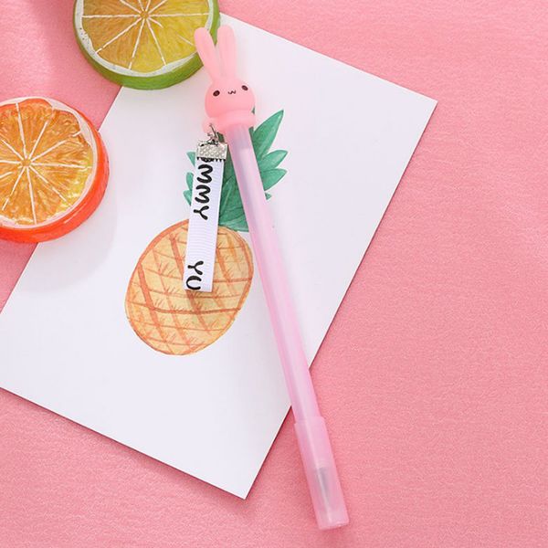 

behatrd cartoon animals erasable pen 0.35mm cute student cute gel pen cartoon black creative stylus#y4