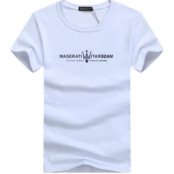 

maserati летние мужские футболки ms designer топ maserati печати тренд стиль тройники o шеи хип-хоп уличный стиль прохладный рубашка большой, White;black