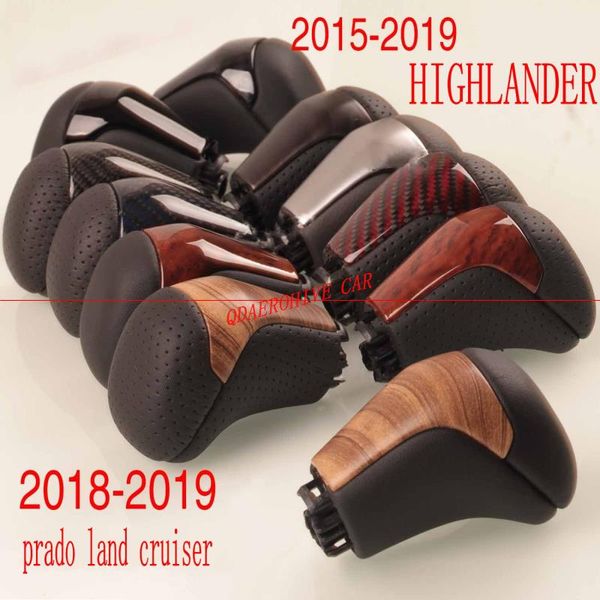 

qdaerohive gear shift knob handle knob ball for highlander 2015-2019 land cruiser lc200 prado 2018-2019