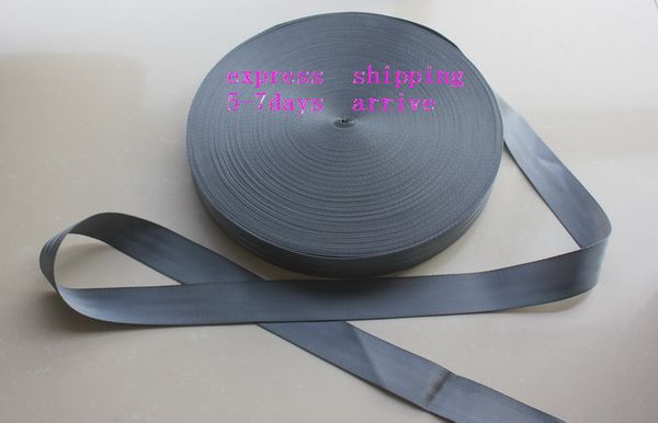 

50 meters roll seat belt webbing safety strap grey color 48mm wide 5 bars