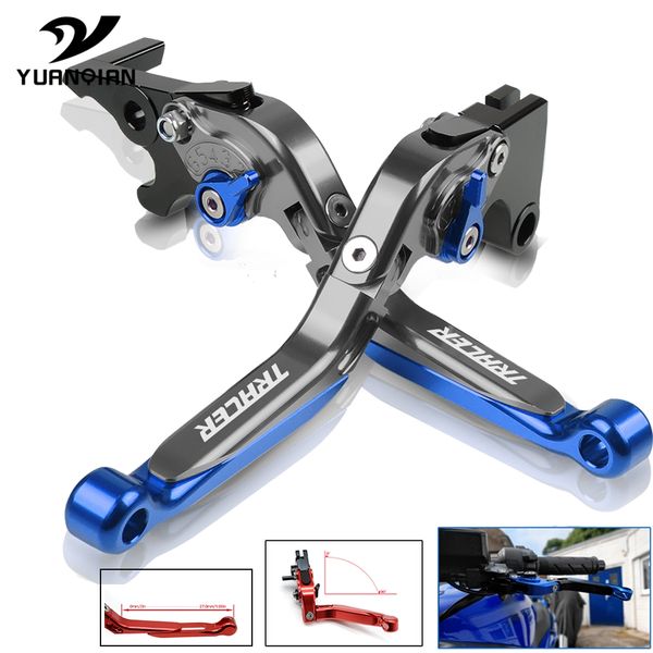 

motorcycle folding extendable adjustable brakes clutch levers for yamaha fj09/mt09 fj-09/mt-09 tracer 2015-2019 2018 2017 2016