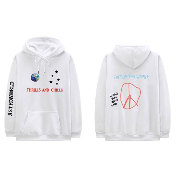 

astroworld hoodies out of world letter print travis scohoodie men women pullover cactus jack hip hop hooded sweatshirts, Black