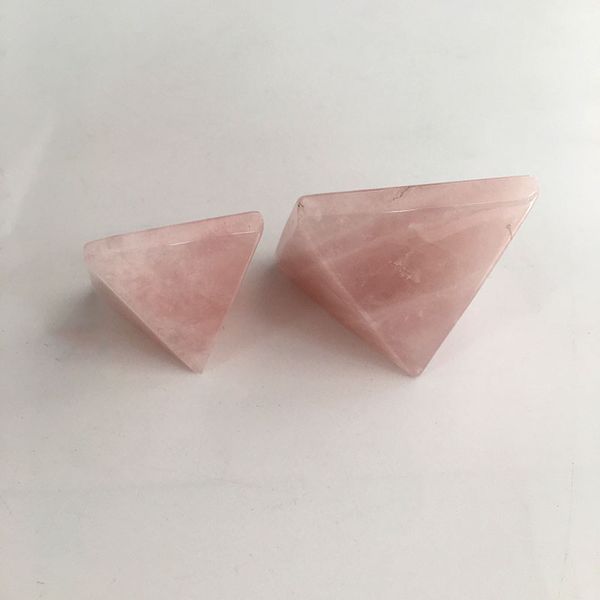 

wholesale natural dream amethyst pyramid figurine healing crystal craft fish tank mini ornament wicca decor rose quartz gift xyw