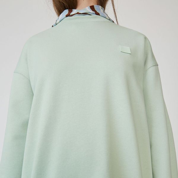 

19fw face crewneck long sleeve casual solid color sweatshirt fashion pullover sweater sportwear designer mens street hoodies, Black