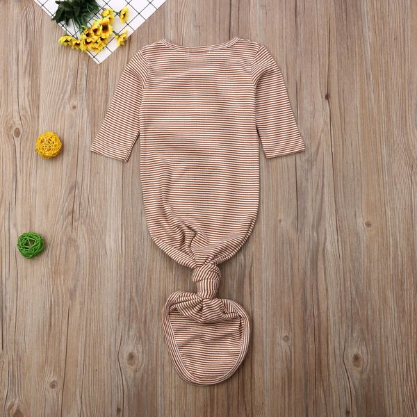 

casual newborn baby striped sleeping bags swaddle blanket baby boys girls cotton sleeping bag wrap clothes for 0-12months