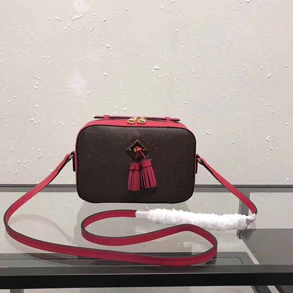 

designer flower purse ladies luxury crossbody m44258 l shoulder camera bb style sulpice handbag purse bag amqjv, Red;black