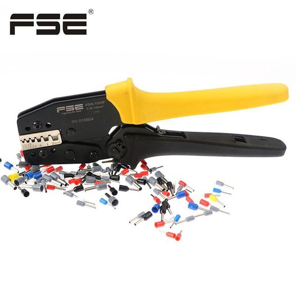 

fse hsc8 6-4 6-6 crimping tool crimper kablo kesici pliers cable tools crimp plier wire cutter crimpador mini plier y200321