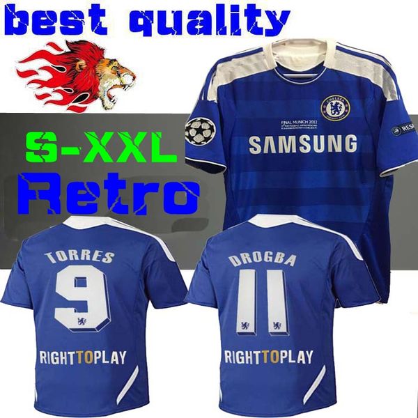 

2012 retro occer jer ey lampard torre drogba 11 12 final terry david luiz mata football hirt cami eta champion league ramirez