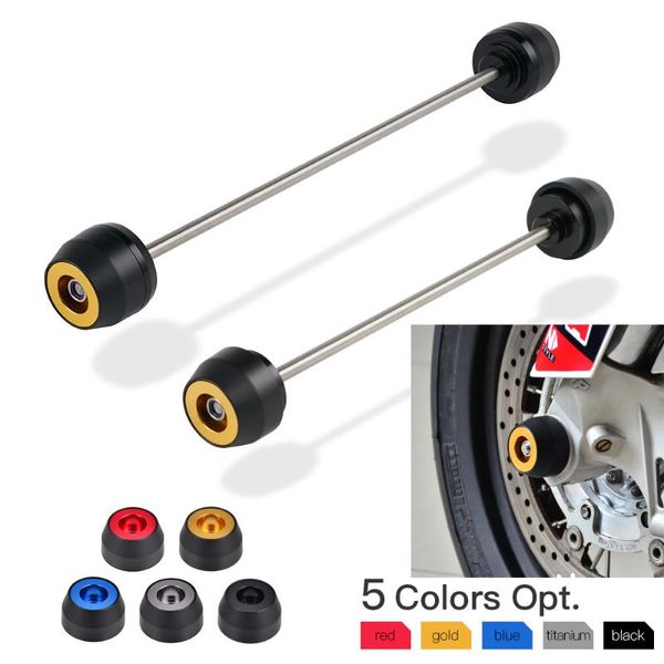 

motorcycle front rear axle sliders for gsx-s1000ft/fz/y/z 2018-2019 katana 2019-2020 gsx-s1000/f 2015-2019 slider moto