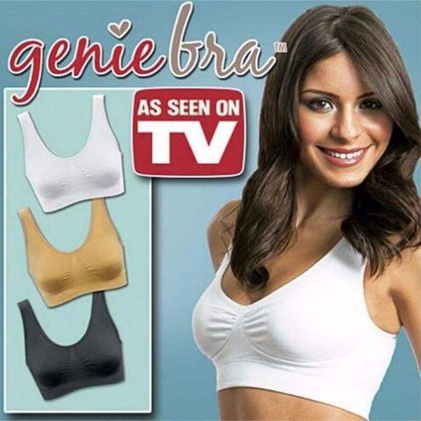 

3pcs/set genie bra with pads seamless push up bra plus size underwear wireless black/white/nude bras for women plak bh, Red;black