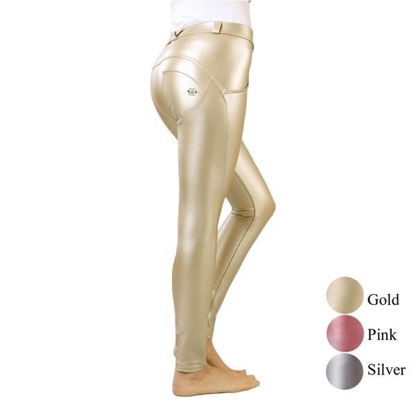 

melody leather pants outfit metallic leggings fitness shapewear push up leggings fitness women thigh shaper ing, Black;white