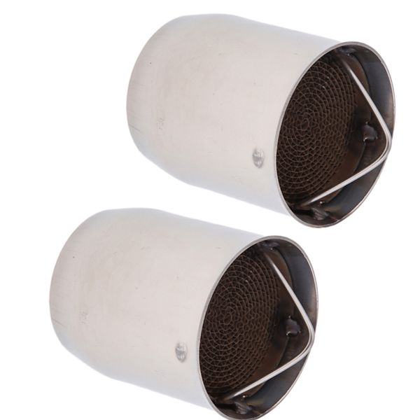 

2 pieces 60mm motorcycle exhaust pipe can db silencer muffler baffle