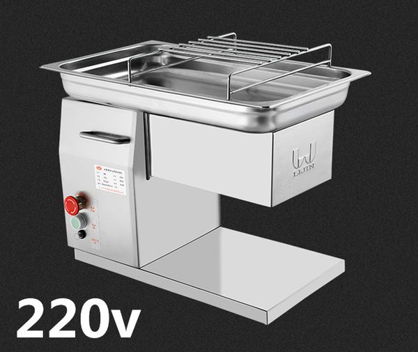 Atacado - Frete grátis 220 V novo design QH cortador de carne, máquina de corte de carne, cortador de carne, amplamente utilizado no restaurante