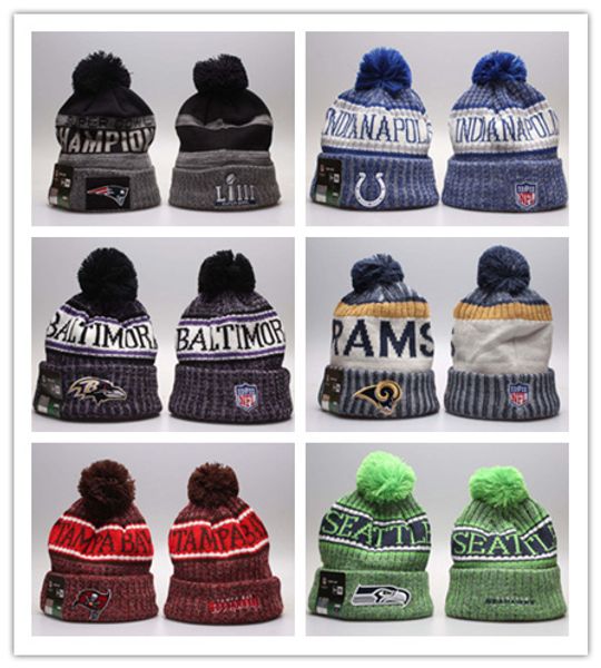 

good design winter beanie knitted hats sports teams baseball football basketball beanies caps women men winter warm hat, Blue;gray