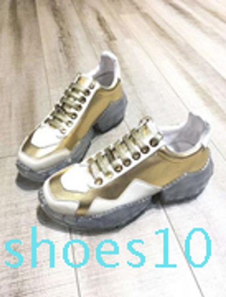 

luxury diamond sneakers diamond shoes men women stylish casual shoes new style luxury shoes genuine leather sneaker t10, Black