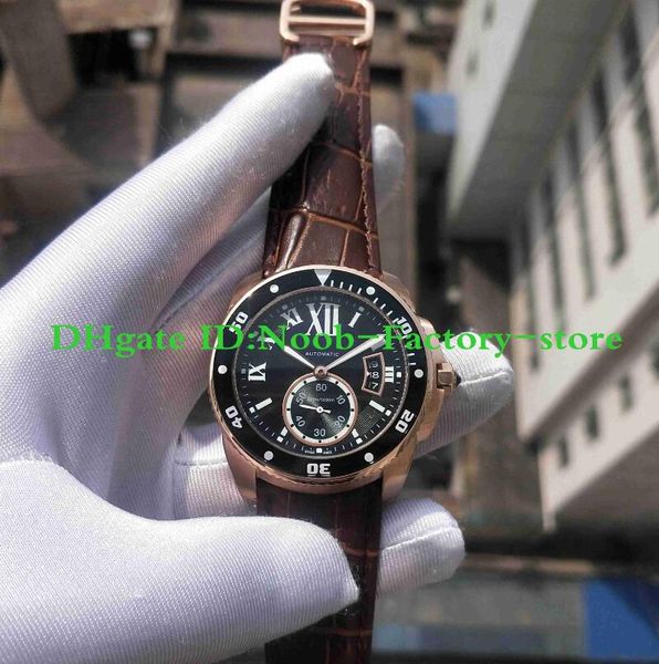 Fotografie di fabbrica di ny la gm caliber de series w7100051 orologio rosa custodia automatica lavoro del polso sportivo maschile orologi originale box dbg mlb