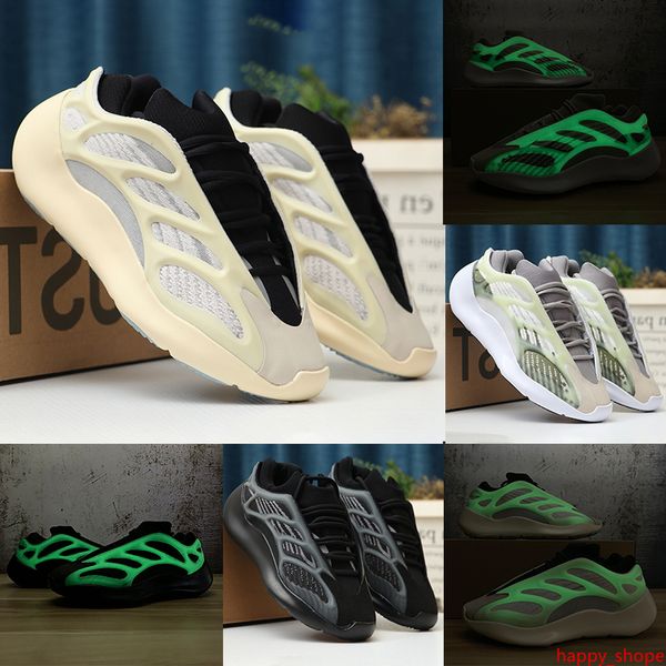 

alvah black reflective kanye west wave runner 700 v3 дизайнерская обувь azael белый скелет gid glow in the dark мужские женские роскошные кр