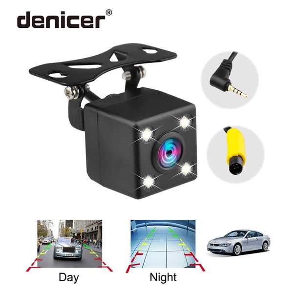 

denicer car rearview camera metal body car rear view camera park monitor 140 degree mini parking reverse backup