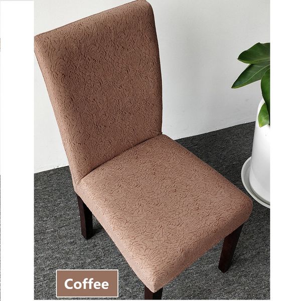 

europe knitted rose pattern chair cover solid color stretch chair covers for dining anti-dirty elastic covers home decoration