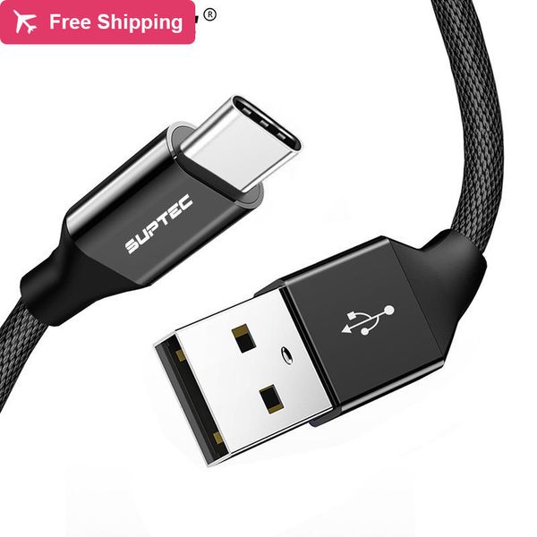 

suptec usb type c cable for samsung s9 s8 huawei p20 2.4a fast charging type-c charger cable for xiaomi mi 8 one plus 5 6 usb-c
