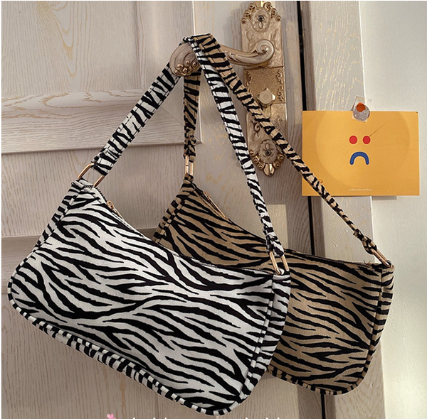 

fashion women messenger bag baguette stripe female bag simple one shoulder cute vintage