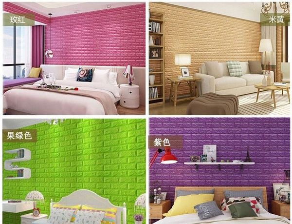 

self-adhesive 3d wall sticker imitation brick marble embossed diy home decoration wallpaper kidroom kitchen bedroom tv backdrop decor