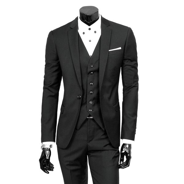 

2019 fashion 2 pack slim fit black wine linen men suit wedding party smoking tuxedo mens casual work wear suits dropshipping, White;black