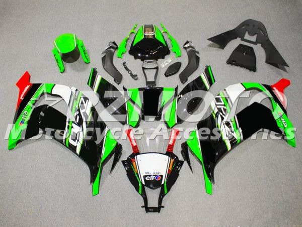 

4 gifts new abs motorcycle full fairings set fit for kawasaki ninja zx-10r zx10r 2011 2012 2013 2014 2015 10r 11 12 13 14 15 green black eif