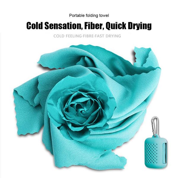 

instant cooling towel quick drying microfiber portable for sports camping running yoga zj55