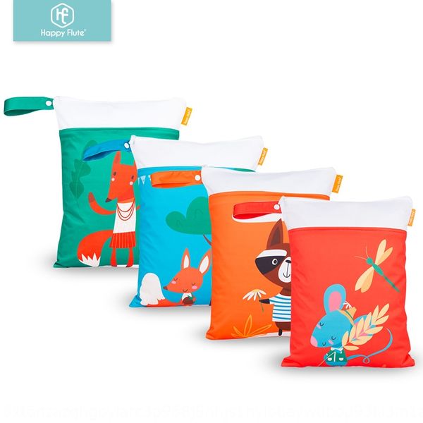 

waterproof breathable double-pocket storage baby bag baby out diaper waterproof portable diaper storage bag