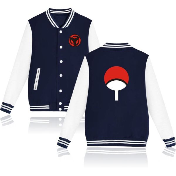 2019 Waidx Uchiha Baseball Jackets Men Sasuke Sharingan Naruto Sweatshirt Pocket Hip Hop Streetwear Cotton Outerwear Drop Shipping 345079 From