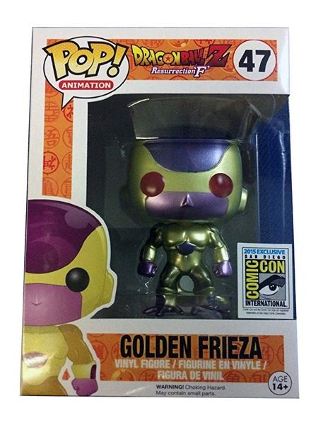 

funko pop japanese anime dragon ball golden frieza red eye limited 47# vinyl action figure collection toys for children christmas gift
