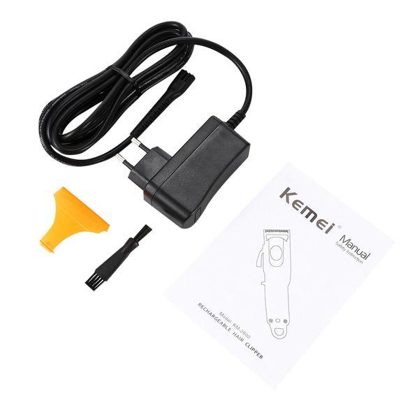 

kemei km-2600 professional mens cordless hair clippers shaving machine hair cutting beard electric razor bwkf cxzqe