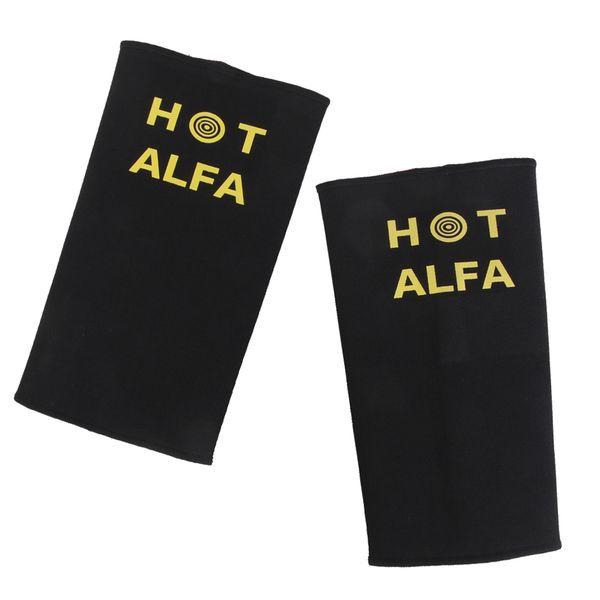 

1 pair of women ladies sauna arm shaper slimming beauty slimmer sleeve wraps black, Black;brown