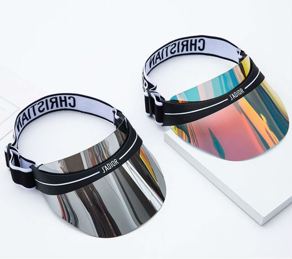 

2019 late t de ign dazzle color tran parent pc hat outdoor ungla e ungla e hat fa hion tenni hat