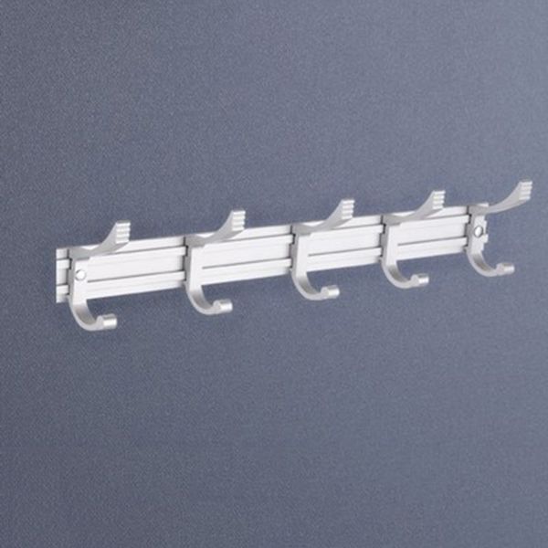 

wall mounted coat towel rack hook space aluminum coat robe hat clothes hanger