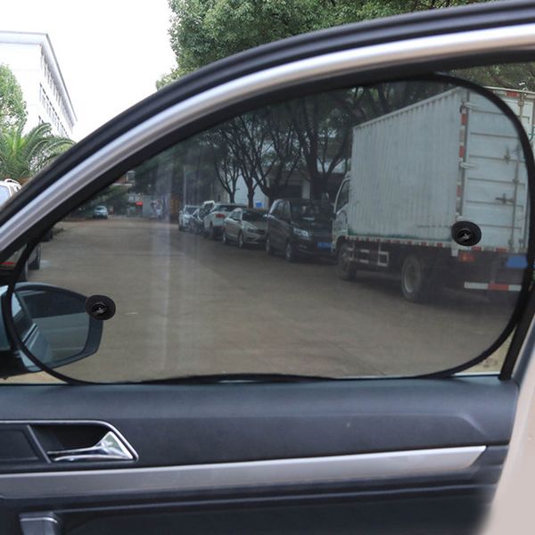 

65*38cm 2pcs car side rear window screen sunshade windshield car sun shade mesh cover uv rays sun visor protector