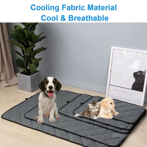 

dog cat cooling mat pad pet self cooling bed mattress heat relief