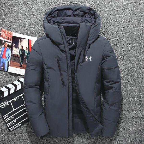 

ua mens luxury down jacket salling new uncle down jacket comfortable casual wild breathable down jacket custom trend loose puffer jackets, Black