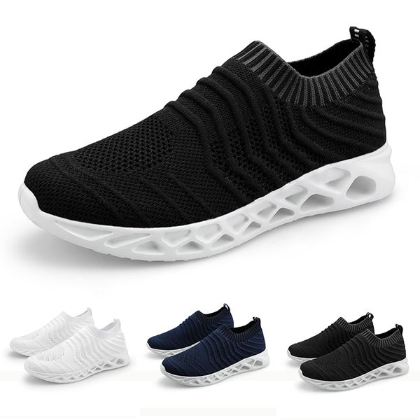 

fashion women men running shoes breathable laceless slip on sock trainers sports sneakers homemade brand made in china size 39-44, White;red