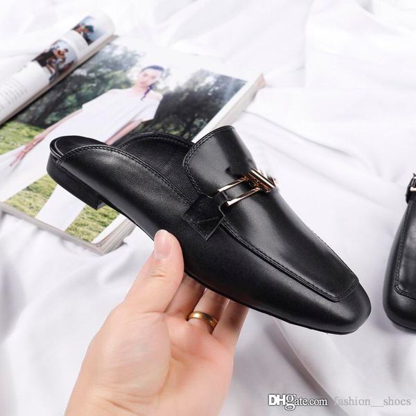 

fashion luxury designer women shoes flip flop designer slipper mens designer shoes superstar running for women and mens slippers, Black